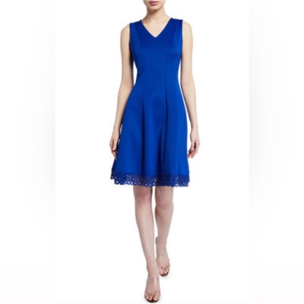 Donna Ricco Royal Blue Midi Dress - Picture 2 of 6